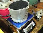 分量をチェック