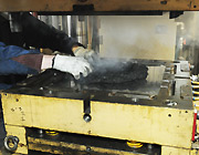 出来上がった粘土